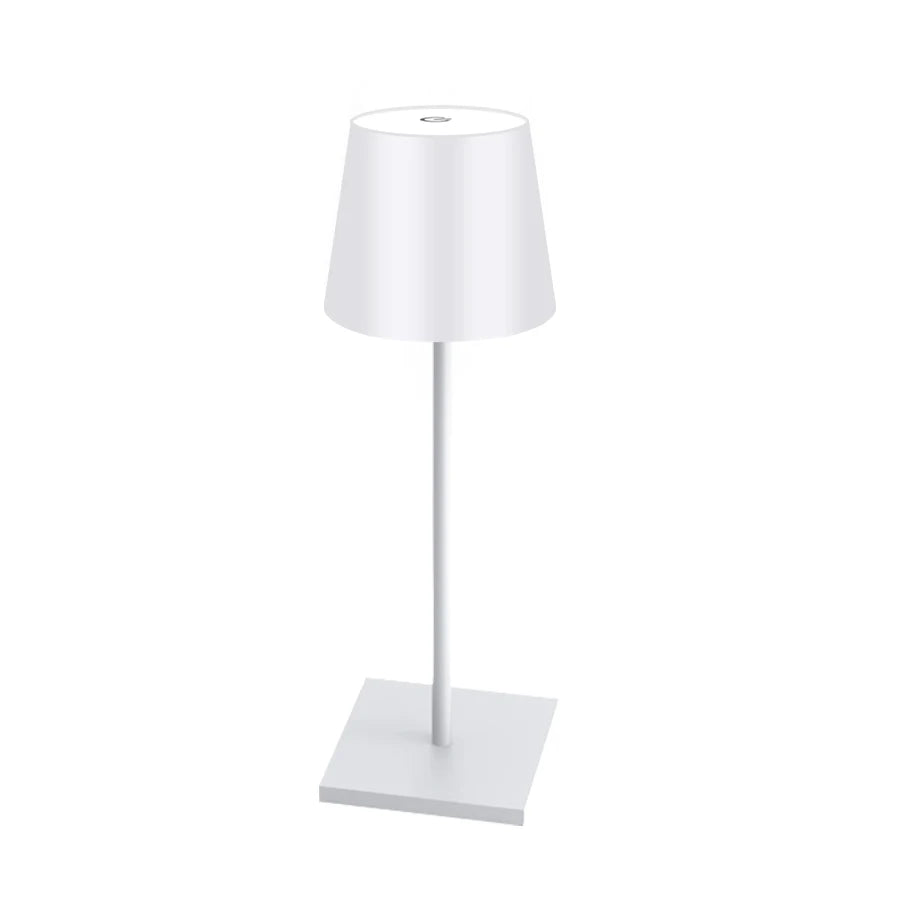 Cordless Table Lamp, Rechargeable LED Dome Lamp with Touch Dimmer for Dining Table, Restaurant, Bedside and Patio