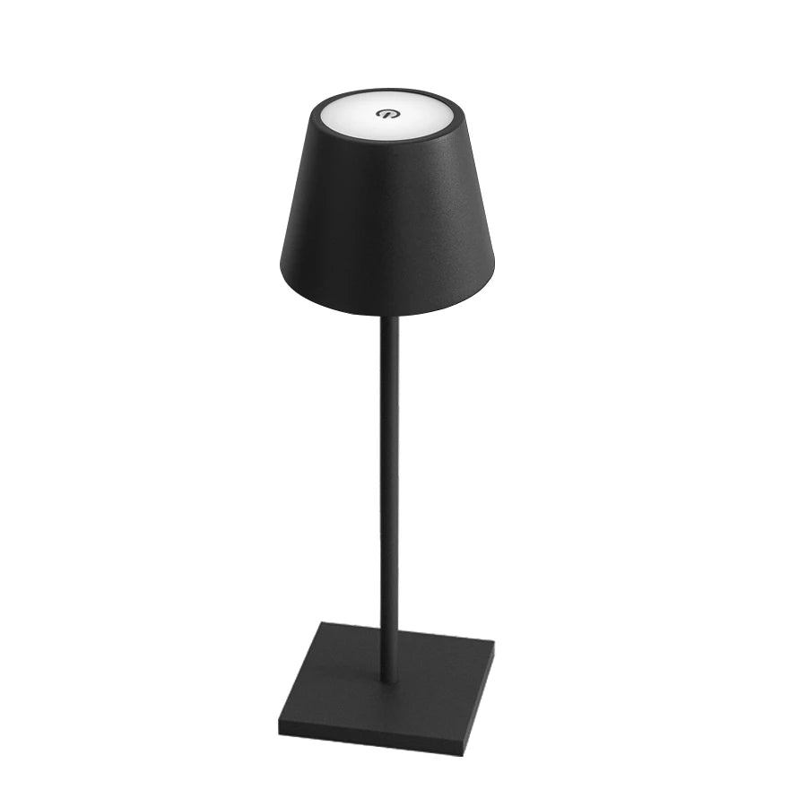 Cordless Table Lamp, Rechargeable LED Dome Lamp with Touch Dimmer for Dining Table, Restaurant, Bedside and Patio